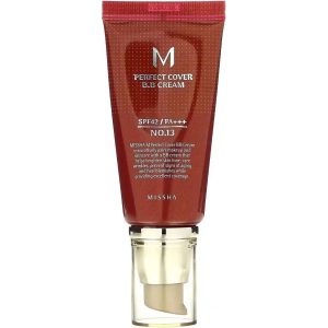 Missha M Perfect Cover PA+++ BB 13 Bright Beige Ενυδατική Κρέμα Προσώπου Ημέρας με SPF42 με Υαλουρονικό Οξύ & Ceramides 20ml