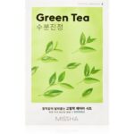 Missha Airy Fit Green Tea Μάσκα Προσώπου για Ενυδάτωση 19gr