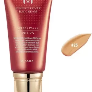 Missha M Perfect Cover BB 25 Warm Beige Ενυδατική Κρέμα Προσώπου Ημέρας με SPF42 με Υαλουρονικό Οξύ & Ceramides 50ml
