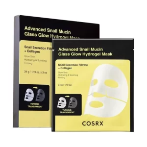 Cosrx Advanced Snail Mucin Μάσκα Προσώπου για Λάμψη / Ενυδάτωση / Αντιγήρανση / Αναζωογόνηση / Καθαρισμό / Θρέψη 3τμχ